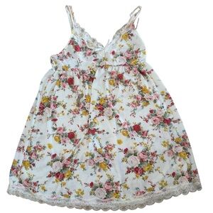 ❄️❄️Floral Lace Trim Baby Doll Night Dress XL